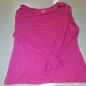 Pink long sleeve top XXL
